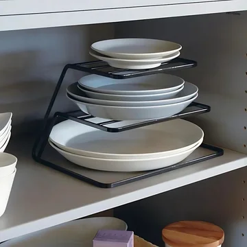 Dish Drainer Two-Tier Stainless Steel Space-Saving