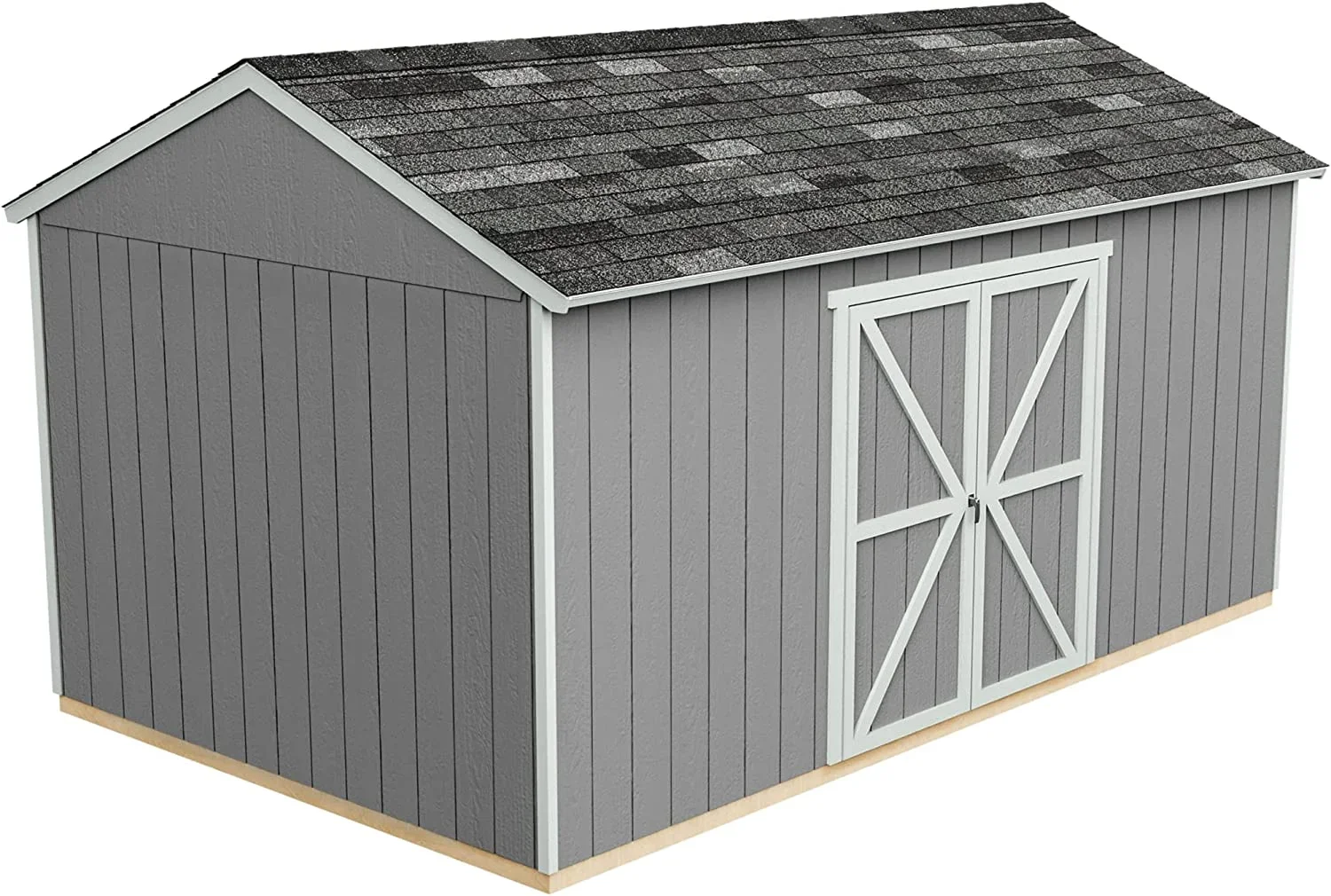 Handy Home Products Rookwood 10 ft. x 16 ft. Wood Storage Shed - Image 11