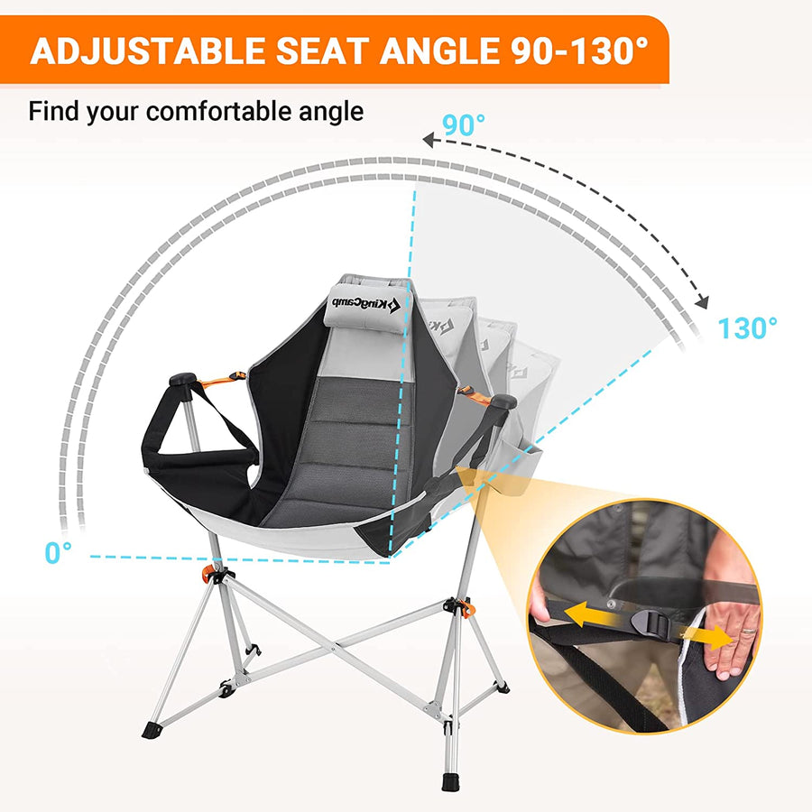KingCamp Aluminum Alloy Swing Camping Hammock Chair