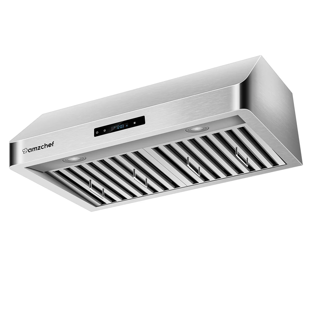 AMZCHEF Wall Mount Range Hoods 30 inch 700CFM Touch screen - Image 3