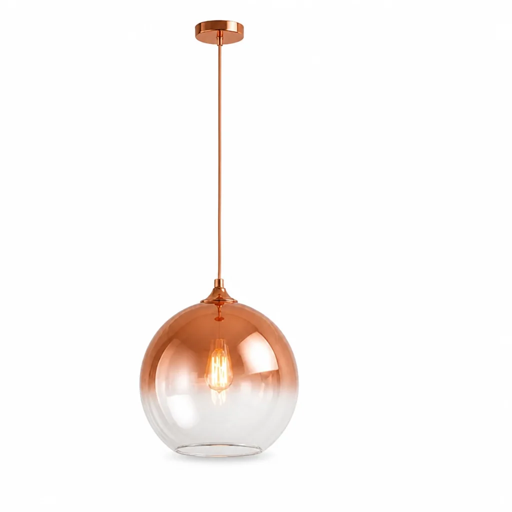 Pendant Light Metallic Gradient Glass Energy-Efficient LED - Image 22